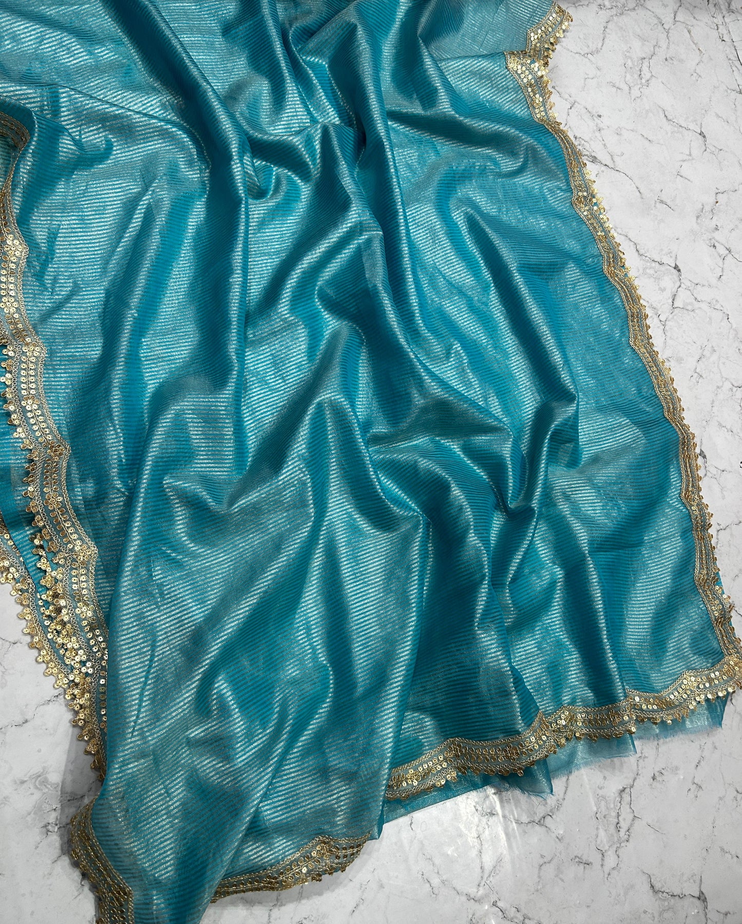 Premium Banarasi Malai Cotton Silk Saree with Cutwork Lace Border MCS-01