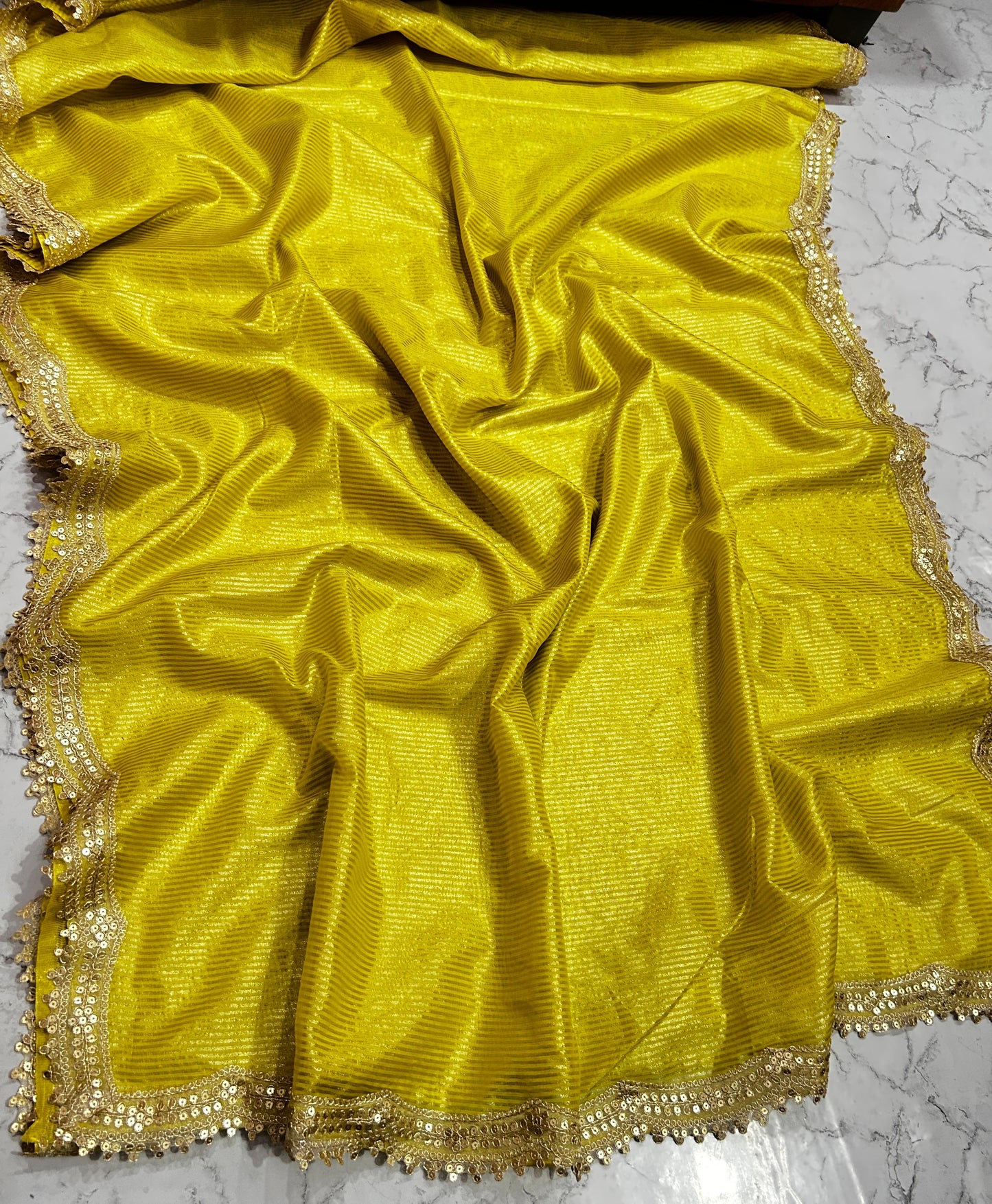 Premium Banarasi Malai Cotton Silk Saree with Cutwork Lace Border MCS-01